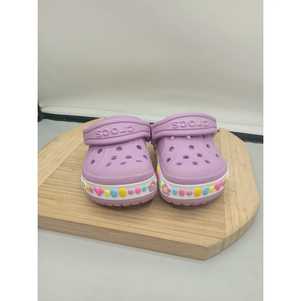 Kids Crocs Unisex Bayaband Charm Band Clog Toddler Mineral Size C 5 Charm Band